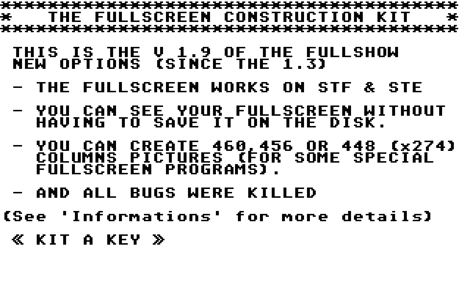 Fullscreen Construction Kit (The) — screenshot 1